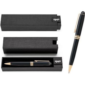 MB Series Ball Pen Gift Set - black pen in black gift box