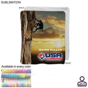 Personalized Ultra Soft and Smooth Microfleece Blanket, 50x60, Sublimated Edge to Edge 1 side