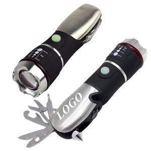 LED Flashlight Torch with 8 Tools