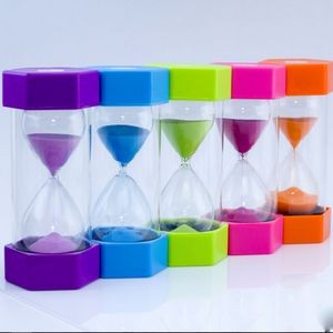 5 Minute Hexagon Design Hourglass Sand Timer Size #M