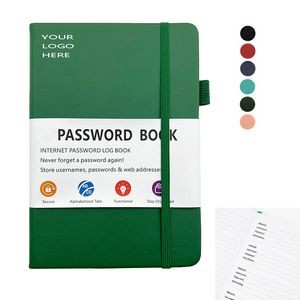 Password Book With Alphabetical tabs
