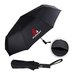 Automatic Vented Folding Golf Umbrella - 50'' Arc