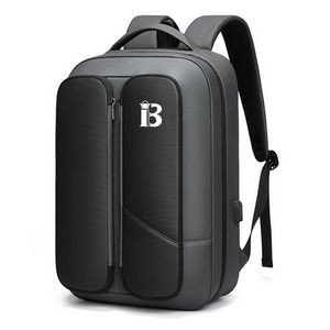Oxford men's computer backpack with charging port