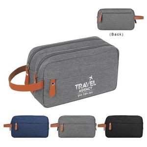 Heathered Travel Toiletry Bag