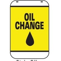 Stock Swing Sign (Oil Change - Double Sided Kit)