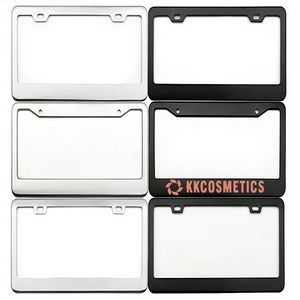 2 Holes Stainless Steel License Plate Frames