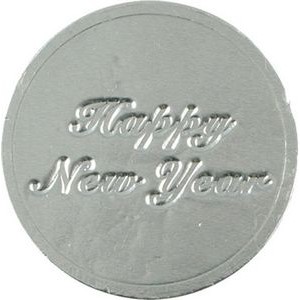 Happy New Year Chocolate Coin