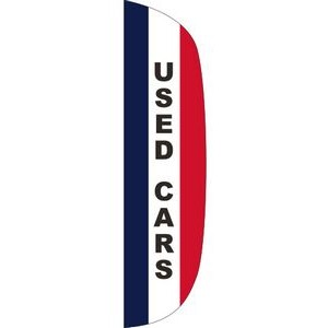 "USED CARS" 3' x 15' Message Flutter Flag