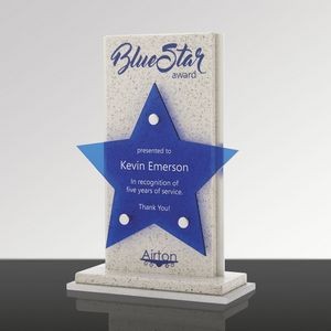 STELLAR: StartStone, Acrylic Desk Award w/Acrylic Star Accent