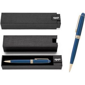 MB Series Ball Pen Gift Set - blue pen in black gift box