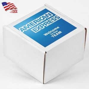 Full Color Printed Corrugated Box Small 6x6x4 For Mailers, Gifting And Kits