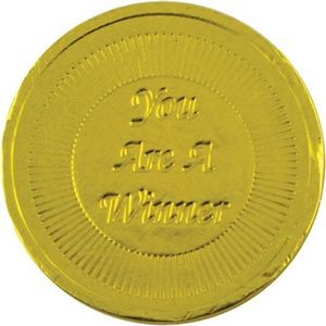You Are a Winner Chocolate Coin