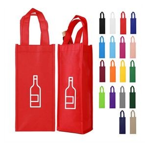 Single Non-Woven Fabric Wine Tote Bag