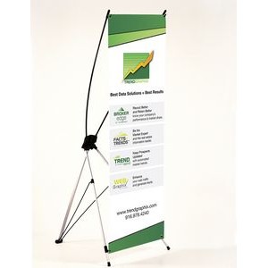 24" x 60" - Economy X Style Collapsible Banner Stand -24" x 60" -10 mil