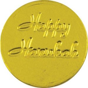 Happy Hanukkah Chocolate Coin
