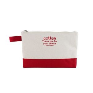 Cotton Travel Cosmetic Bag