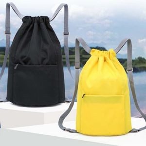 Unisex Sports Drawstring Backpack Bag