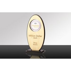 TRANSCEND: Acrylic/Metal Desk Award (5½ x 11-3/8"x 3¼")