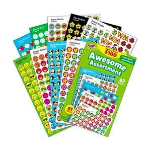 Superspots/Supershapes Stickers - 67 Designs, 5100 Stickers per Pack (