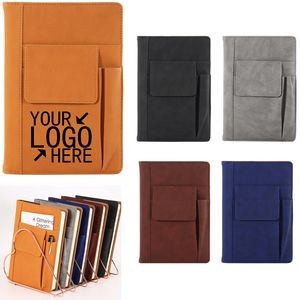 A5 Pu Leather Pocket Journal Notebook