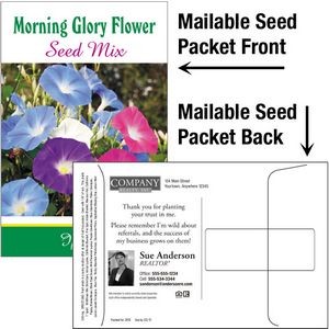 Morning Glory / Mailable Seed Packet - Custom Printed Back