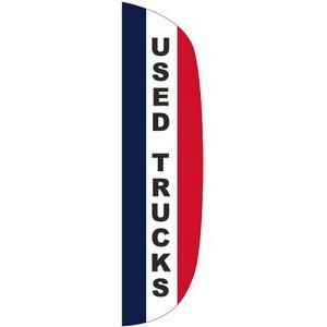 "USED TRUCKS" 3' x 15' Message Flutter Flag