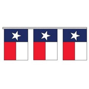 30' Texas Flag Poly Pennants