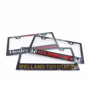 Plastic Universal Car License Plate Covers Shields
