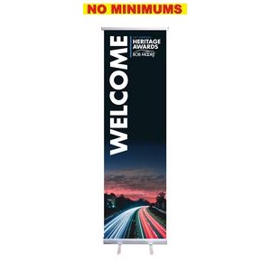 Econo Retractable Banner - 24" Full Color, No Minimum