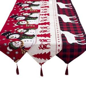 Christmas Holiday Decoration Table Runner Cloth