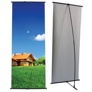 24" Single-Sided L Banner Stand