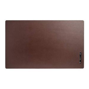 Top Grain Classic Leather Chocolate Brown Desk Mat Without Rails (38"x24")