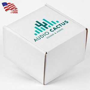 Screen Printed Corrugated Box Small 6x6x4 For Mailers, Gifting And Kits